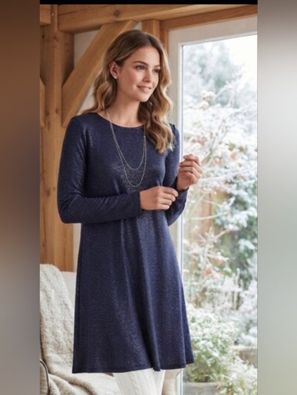 OLD NAVY Blue Flowing Dress